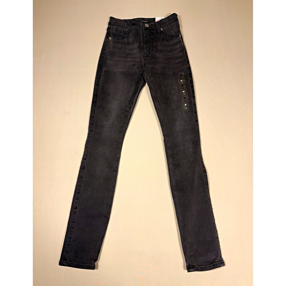 Lucky Brand Uni Fit Women Skinny Slim Fit Stretch Denim Mid Rise Black 1 24 R